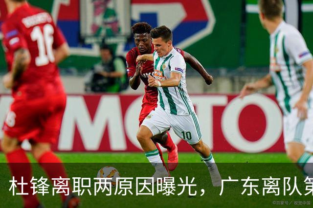 杜锋离职两原因曝光，广东离队第一人敲定，千万报酬交易将诞生